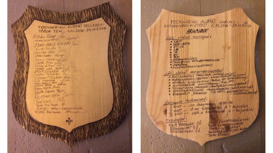 Tellingutööde aruanne, mis jääb meist altarile